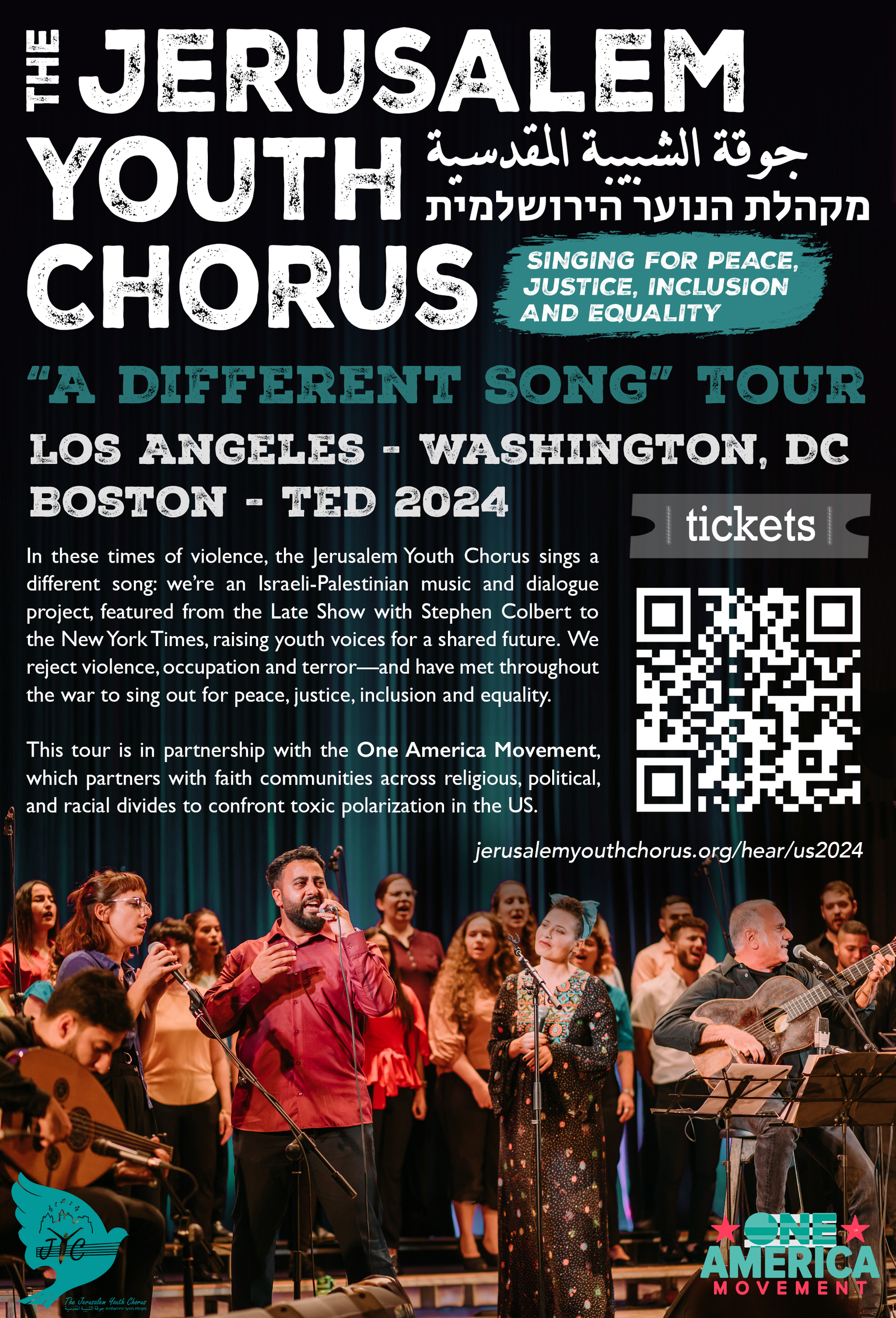 Jerusalem Youth Chorus 2024 US Tour